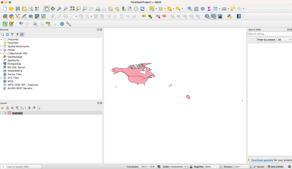 QGIS Parquet file